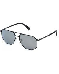 Police - Splr76 Grind 3 599X Sunglasses Metal Smoke Squared Normal Mirrored - Lyst