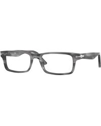 Persol - Po3050V 1192 Optical Frames Acetate Transparent Squared Normal - Lyst