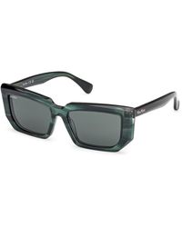 Max Mara - Mm0126 Glimpse7 98N Sunglasses Acetate Squared Normal - Lyst