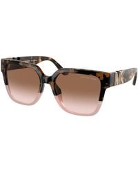 Michael Kors - Mk2170U Karlie 390913 Sunglasses Injected Squared Normal Shaded - Lyst