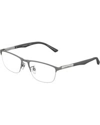 Emporio Armani - Ea1142 3003 Optical Frames Metal Transparent Pillow Normal - Lyst