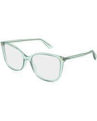 Gucci - Gg0026O 024 Optical Frames Acetate Transparent Cat Eye - Lyst
