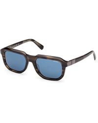 Guess - Gu00278 98V Sunglasses Acetate Squared Normal - Lyst