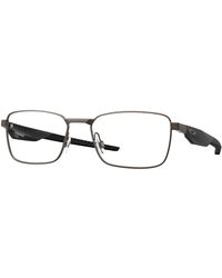 Oakley - Ox3140 Steakhouse 314003 Optical Frames Metal Transparent Squared Normal - Lyst