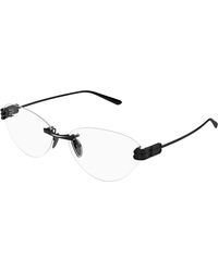 Balenciaga - Bb0489O 002 Optical Frames Metal Transparent Cat Eye - Lyst