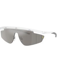 FERRARI SCUDERIA - Fz6001 505/6G Sunglasses Injected Geometric Normal Mirror - Lyst