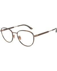 Giorgio Armani - Ar5137J 3006 Optical Frames Steel Transparent Pantos Normal - Lyst