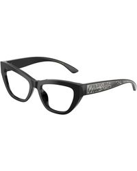 Dolce & Gabbana - Dg3412 501 Optical Frames Acetate Cat Eye Normal - Lyst