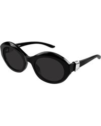 Balenciaga - Bb0460S 001 Sunglasses Acetate Round - Lyst