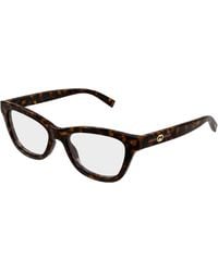 Gucci - Gg1983O 002 Optical Frames Injected Transparent Cat Eye - Lyst