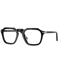 Persol - Po3292V 95 Optical Frames Acetate Transparent Squared Normal - Lyst