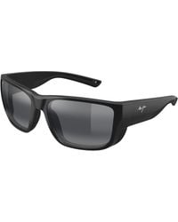 Maui Jim - Mj0896S 001 Occhiali Da Sole Iniettato Grigio Squadrata - Lyst