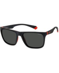 Polaroid - Pld 2141/S Blx/M9 Sunglasses Plastic Squared Polarized - Lyst