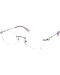Swarovski - Sk1031 4001 Optical Frames Metal Geometric Normal - Lyst