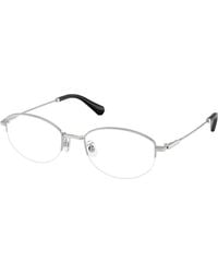 Swarovski - Sk1039D 4004 Optical Frames Metal Transparent Round Normal - Lyst