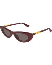 Bottega Veneta - Bv1447S 003 Sunglasses Acetate Cat Eye - Lyst
