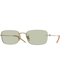 Oliver Peoples - Ov1359T Tk-10 5035 Optical Frames Titanium Squared Normal - Lyst