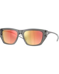 DIESEL - Dl2006 2027B6 Sunglasses Acetate Squared Normal Mirror - Lyst