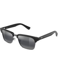 Maui Jim - Mj0354S 001 Occhiali Da Sole Bio-Iniettato Grigio Squadrata - Lyst