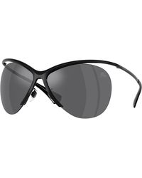 Burberry - Be3168 10016G Sunglasses Metal Cat Eye Mirrored - Lyst