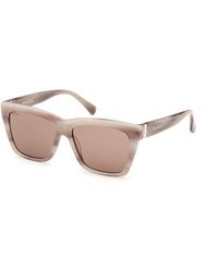 Max Mara - Mm0193 20E Sunglasses Acetate Squared Normal - Lyst