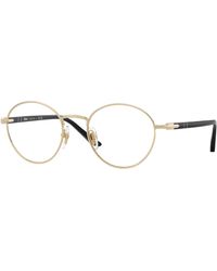 Persol - Po1032V 1076 Optical Frames Steel Transparent Round Normal - Lyst