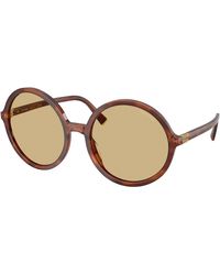 Miu Miu - Mu B02S 26E10R Sunglasses Acetate Round Normal - Lyst