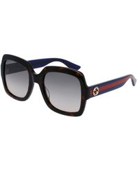 Gucci - Gg0036Sn 004 Sunglasses Acetate Squared Normal Shaded - Lyst