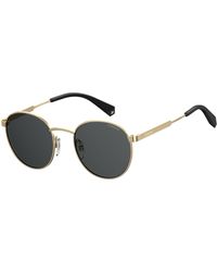 Polaroid - Pld 2053/S 2F7/M9 Sunglasses Metal Round Polarized - Lyst