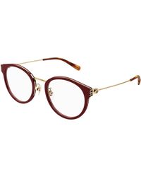 Gucci - Gg1885Oa 003 Optical Frames Acetate Transparent Round - Lyst