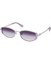 Swarovski - Sk7035D 4001U7 Sunglasses Metal Round Normal Shaded - Lyst