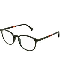 Gucci - Gg0551O 023 Optical Frames Acetate Transparent Round - Lyst