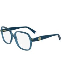 Longchamp - Lo2757 400 Optical Frames Acetate Squared Normal - Lyst