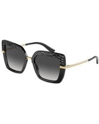 Dolce & Gabbana - Dg4373 32888G Sunglasses Plastic Squared Normal Nuanced - Lyst