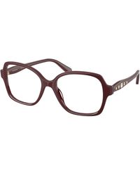 Swarovski - Sk2063 1001 Optical Frames Acetate Transparent Squared Normal - Lyst