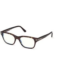Tom Ford - Ft6120-B 052 Optical Frames Acetate Squared Normal - Lyst