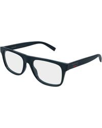 Gucci - Gg1117On 001 Optical Frames Injected Transparent Squared - Lyst