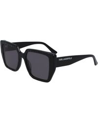 KARL LAGERFELD - Kl6036S 007 Sunglasses Acetate Squared Normal - Lyst