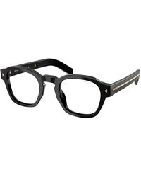 Prada - Pr A16S 16K60K Sunglasses Acetate Transparent Pantos Normal - Lyst