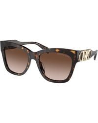 Michael Kors - Mk2182U Empire Square 300613 Sunglasses Acetate Butterfly Normal Shaded - Lyst