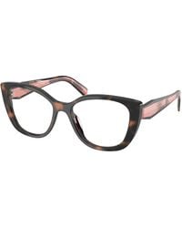 Prada - Pr B04V 23A1O1 Optical Frames Acetate Transparent Cat Eye Normal - Lyst