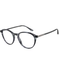 Giorgio Armani - Ar7237 5986 Optical Frames Acetate Transparent Pantos Normal - Lyst