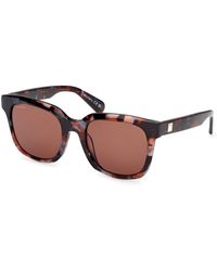 MAX&Co. - Mo0146 54E Sunglasses Acetate Squared Normal - Lyst