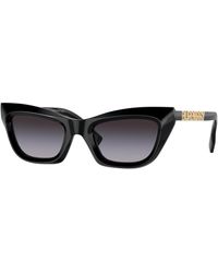 Burberry - Be4409 30018G Sunglasses Acetate Cat Eye Normal Shaded - Lyst