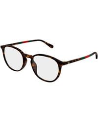 Gucci - Gg2266Oa 002 Montature Da Vista Acetato Trasparente Rotonda - Lyst