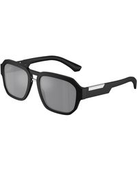 Dolce & Gabbana - Dg4464 25256G Sunglasses Acetate Pilot Mirrored Mirror - Lyst