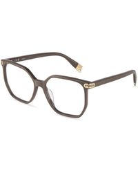 Furla - Vfua98 092T Optical Frames Acetate Geometric - Lyst