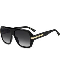 DSquared² - D2 0160/S 807/9O Sunglasses Acetate Squared Normal Shaded - Lyst