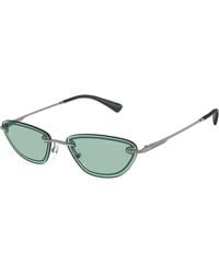 Emporio Armani - Ea2158 3003/2 Sunglasses Metal Cat Eye Normal - Lyst
