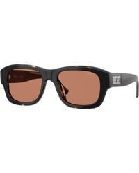 DIESEL - Dl2020U 207173 Sunglasses Acetate Squared Normal - Lyst